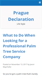 Mobile Screenshot of prague-declaration.org