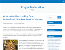 Tablet Screenshot of prague-declaration.org